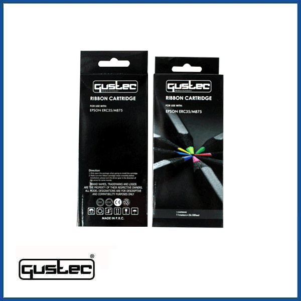 Gustec Epson ERC35/M875 Compatible Ribbon (6 Pack)